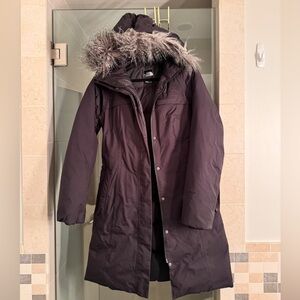North Face Goose Down Hooded Parka Women’s Jacket Size S ANHD